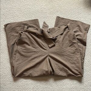 Lane Bryant Tan Pants with Elastic Waist